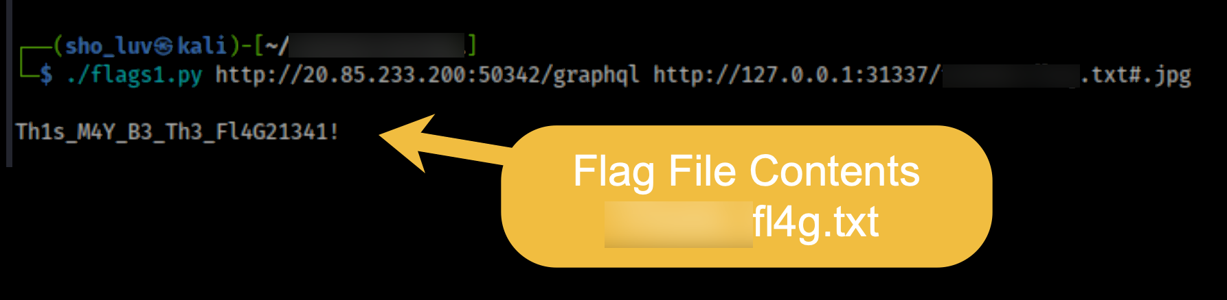 Flag 1 contents retrieved